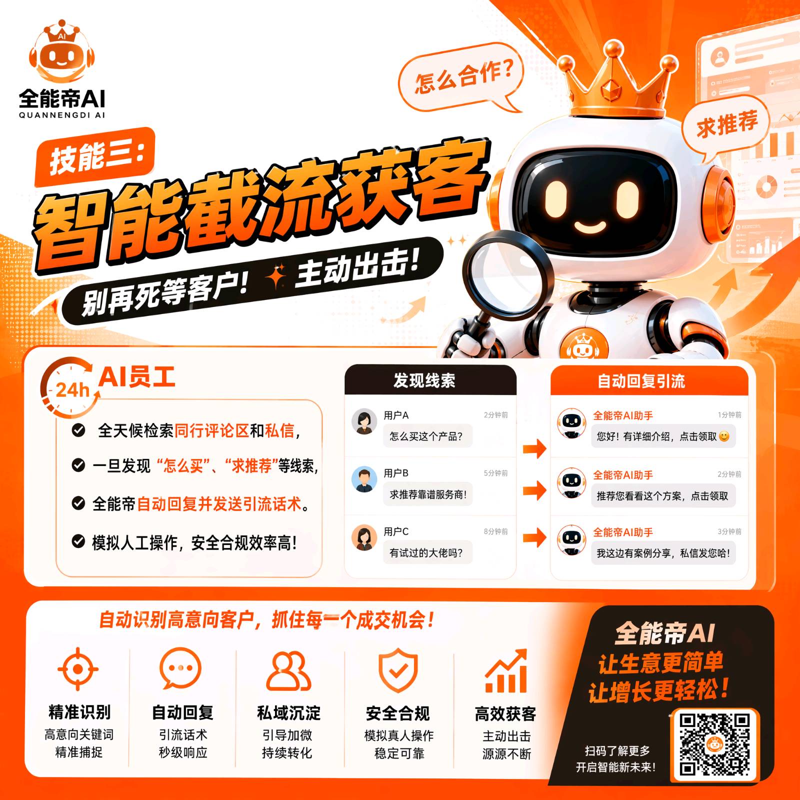 智能截流获客